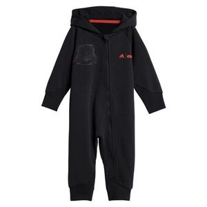 NWT Adidas Star Wars Z.N.E. Premium Black One Piece Jumpsuit with Red Details